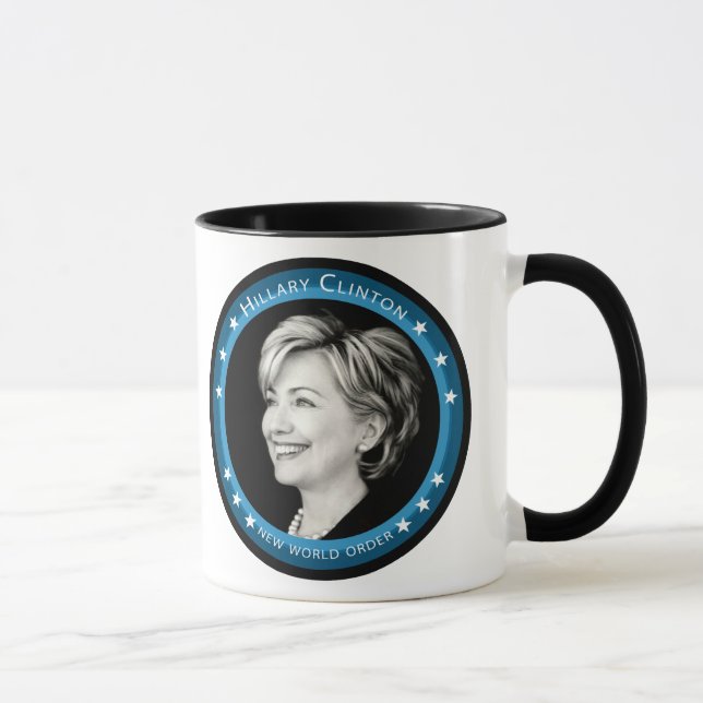 Hangclinton : blaue Rochen : Tasse (Rechts)