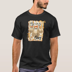Hänge mit meinen Boos Retro Coquette Bogen Geister T-Shirt