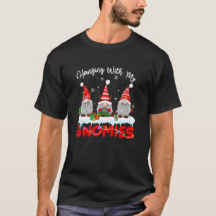 Hänge mit meinen Gnomies Weihnachten passende Fami T-Shirt