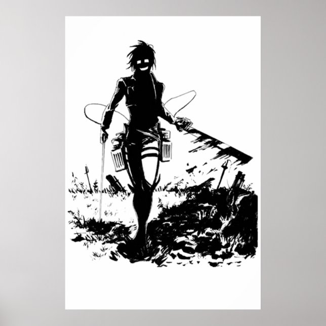 Hange Zoe Dark Shirt Poster (Vorne)