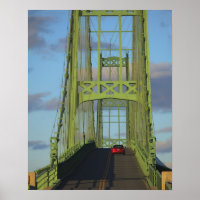 Hängebrücke auf der kleinen Hirschinsel
