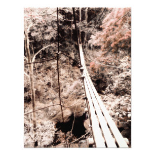 Hängebrücke Fotodruck