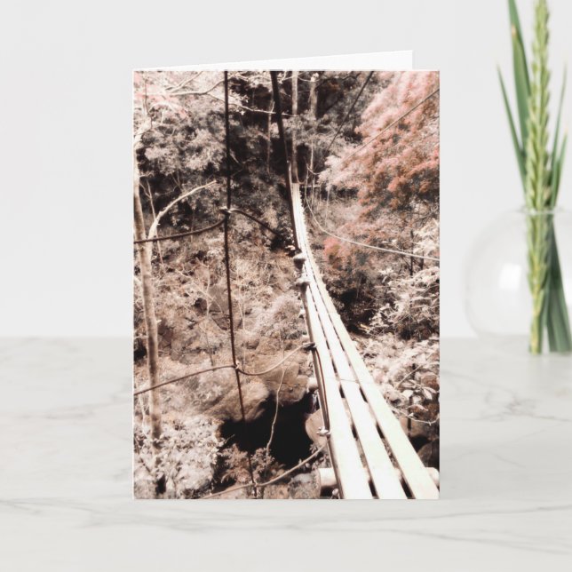 Hängebrücke Karte (Vorderseite)