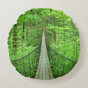 Hängebrücke Rundes Kissen