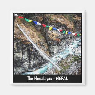 Hängebrücke, Sagarmatha, Everest-Pfad - Nepal Magnet
