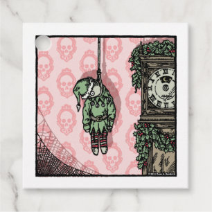 Hanged Elf Doll - Gift Tags Pop Goth Holiday Geschenkanhänger