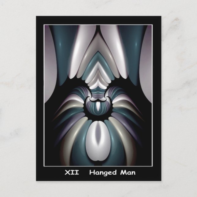 Hanged Man Tarot Card Postkarte (Vorderseite)