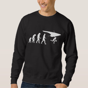 Hängegleiter Evolution Drachenfliegen Geschenk Sweatshirt
