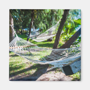 Hängematte am Strand, Fidschi Magnet