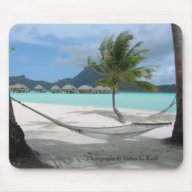 Hängematte auf Bora Bora Mousepad (Vorne)