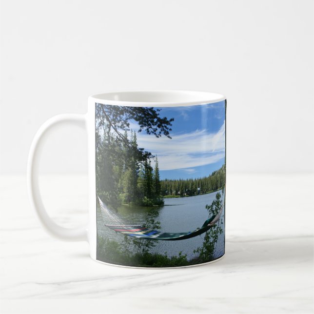 Hängematte, Bank, Mountainsee-Tasse Tasse (Links)
