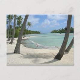Hängematte im Paradies Postkarte