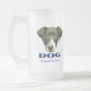 Hängen Sie von der Gott-mattierten Tasse ab