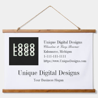 Hängen von Wall Sign Crafters künstlerische Geschä Wandteppich Mit Holzrahmen