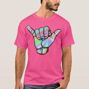 hängend holografisch T-Shirt