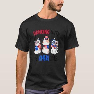 Hängend mit meinen Americats USA American Cats 4 H T-Shirt
