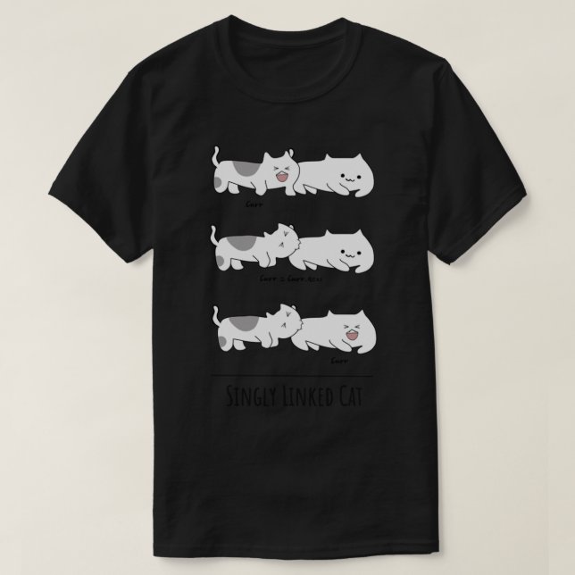 Hängend verknüpfte Katzen, die sich gegenseitig be T-Shirt (Design vorne)