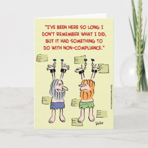 hängende Gefangene der Befolgungszuwiderhandlung Karte