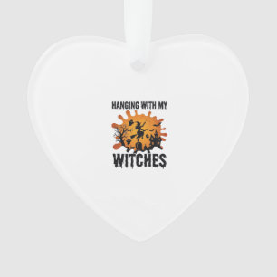Hängende Hexen Halloween Hexenbesen Spukhaus Ornament