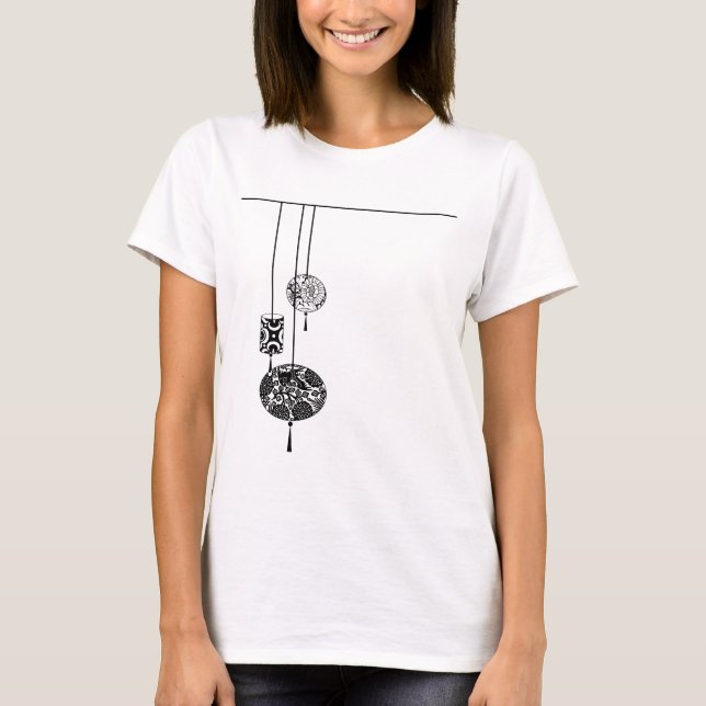 Hängende Laternen T-Shirt (Vorderseite)