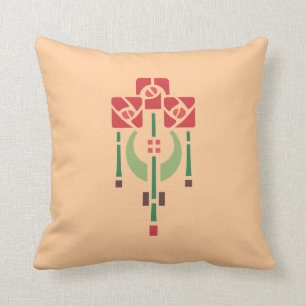 Hängende Rosen-Schablone Kissen