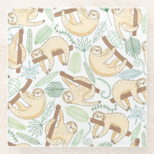 Hängende Trägheiten Glasuntersetzer