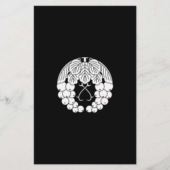 Hängende Trauben Briefpapier (Vorderseite)