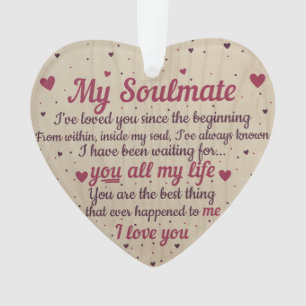 Hängender Schmuck - Mein Seelenpartner Ornament