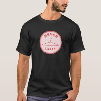Hanger nie wieder feministischen Frauenfeindlichke T-Shirt