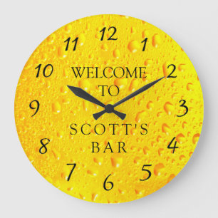 Hängerhöhle oder Bar-Händleruhr Große Wanduhr