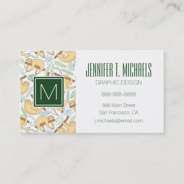 Hängezeiten Visitenkarte (Vorderseite)