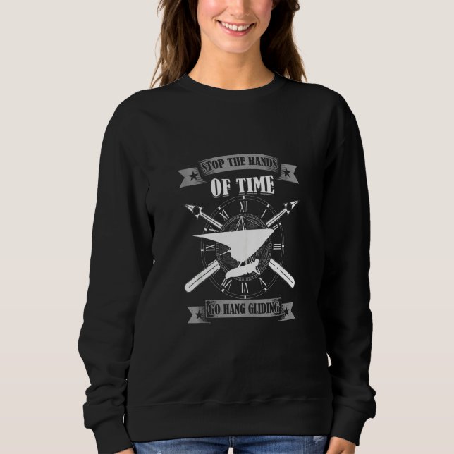 Hangglider Hang Gliding Deltaplane Flying Glider P Sweatshirt (Vorderseite)