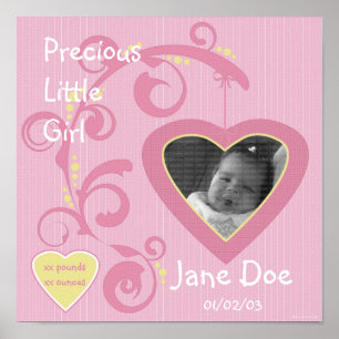 Hangheart Girl Scrapbook Page Poster