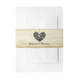 Hangherz Tree Vintage Wedding Collection Einladungsbanderole