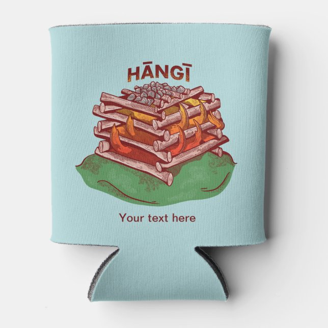 Hangi Maori Cooking Food Kai Dosenkühler (Vorderseite)