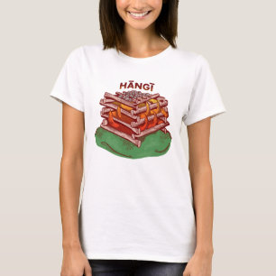 Hangi Maori Cooking Food Kai T-Shirt