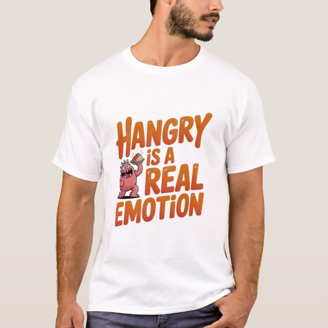 Hangie ist ein echtes Motion Funny Monster Zitat T-Shirt (Vorderseite)