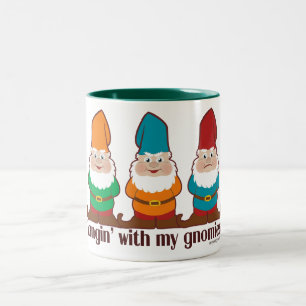 Hangin mit meinem Gnomies Zweifarbige Tasse