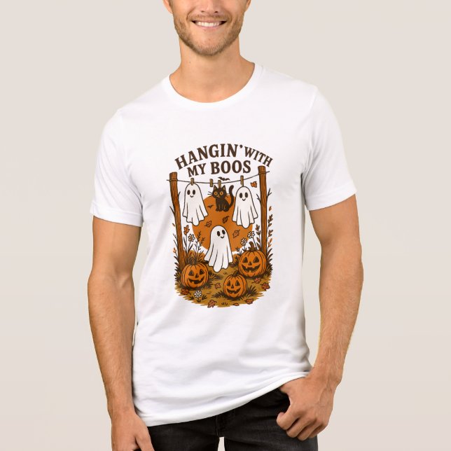 Hangin' mit meinen Boos Tri-Blend Shirt (Vorderseite)