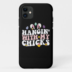 Hangin' mit meinen Chicks Ostern Bunny Groovy Retr Case-Mate iPhone Hülle