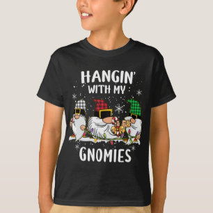 Hangin' mit meinen Gnomen drei Gnome Weihnachtsbüf T-Shirt
