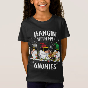 Hangin' mit meinen Gnomen drei Gnome Weihnachtsbüf T-Shirt