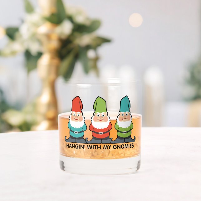 Hangin' mit meinen Gnomen Whiskyglas (Insitu (Hochzeit))