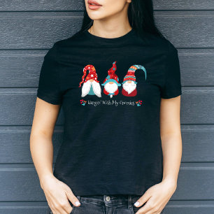 Hangin mit meinen Gnomies Niedlich Modern Holiday  T-Shirt