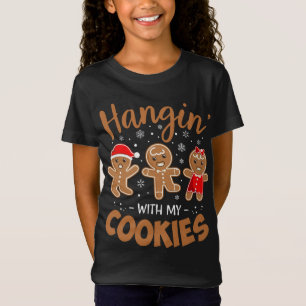 Hangin mit meinen Keksen Lebkuchen Weihnachtslehre T-Shirt
