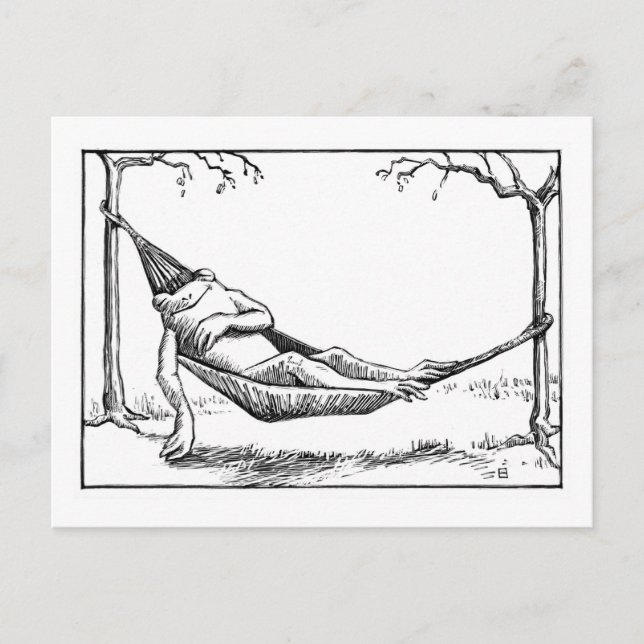 Hangin' Out Postkarte (Vorderseite)