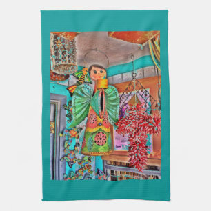 Hanging Angel Metal Art Chili Paprikaschoten bemal Handtuch