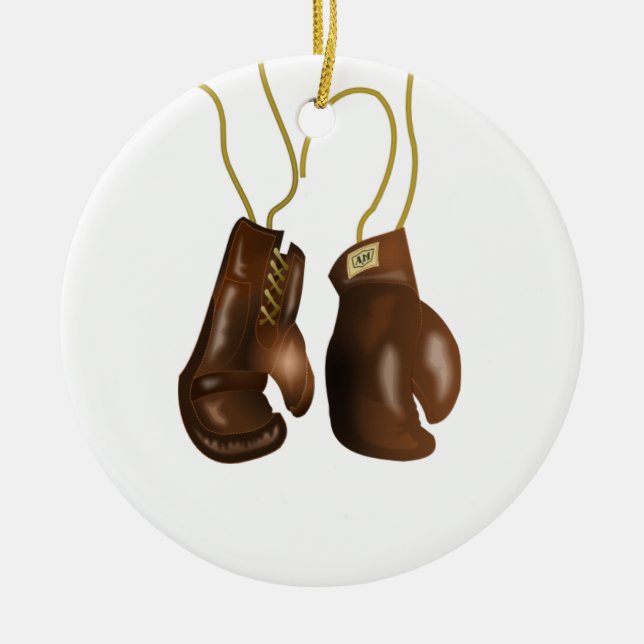 Hanging Boxing Gloves Ornament (Vorne)