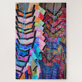 Hanging Dresses Pattern Focus Puzzle