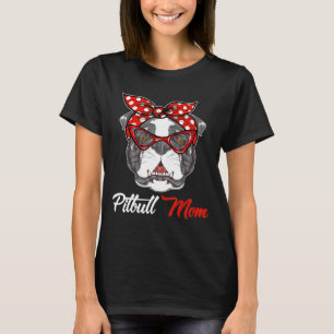 Hanging einfach mit Pitbull Mama tragen Bandana T-Shirt